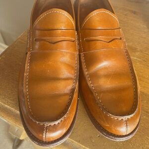 Tan loafers size 9M